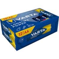 VARTA Batterijen LONGLIFE Power AA 2960 mAh Alkaline 12 Stuks