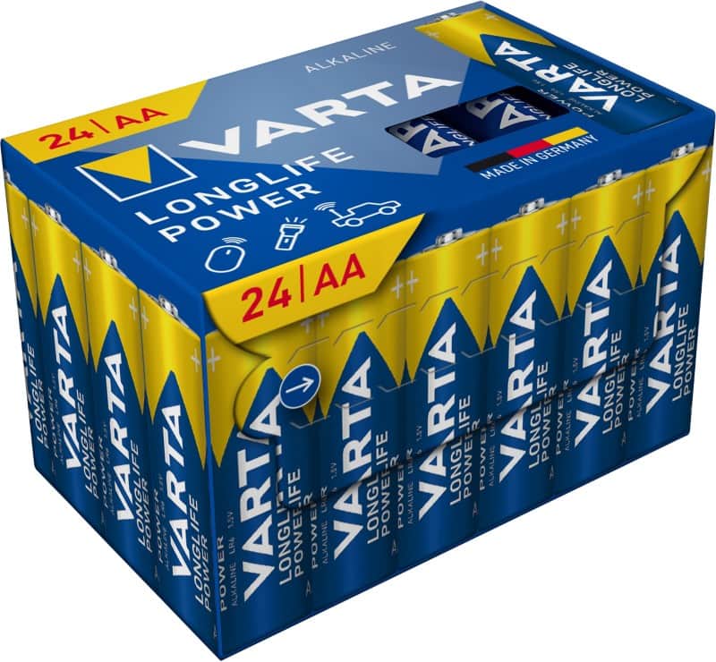 Piles VARTA High Energy AA 2950 mAh Alcaline 1,5 V 24 Unités