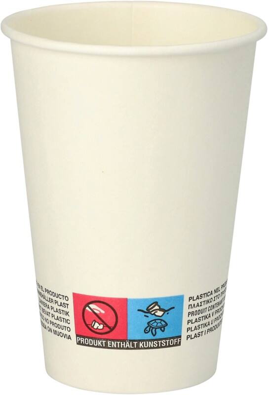 PAPSTAR Wegwerpbekers 180 ml Wit 92 mm 2500 Stuks