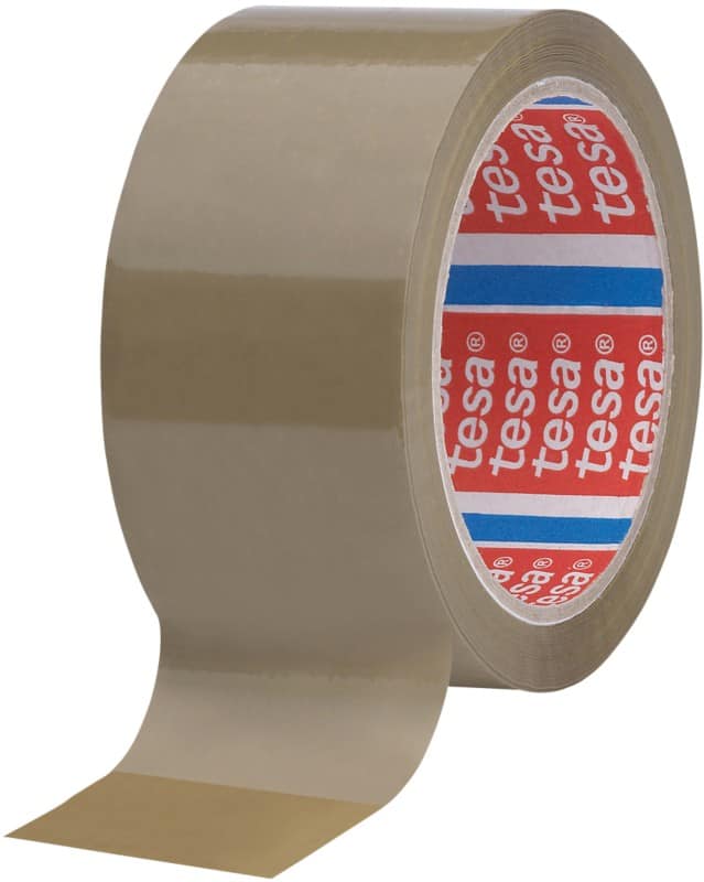 Ruban adhésif d'emballage tesa Brun 50 mm (l) x 66 m (L) PP (Polypropylène) 4089