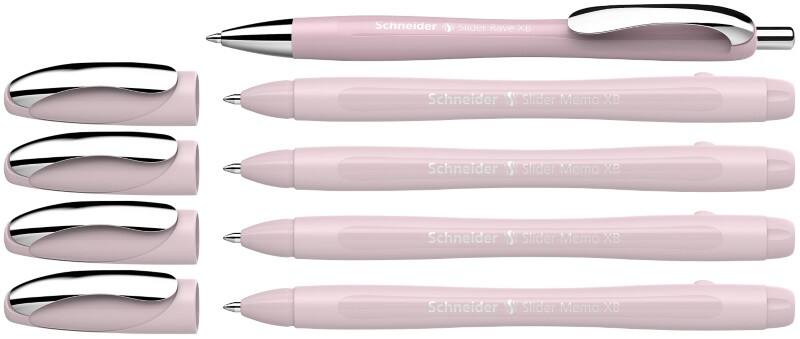 Stylo-bille Schneider Slider Rave XB Bleu 0,7 mm Bille + 1 stylo-bille Slider Rave XB 5 Unités