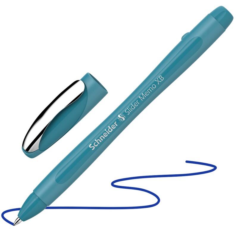 Stylo-bille Schneider Slider Memo XB 150213 Bleu 0,7 mm Bille