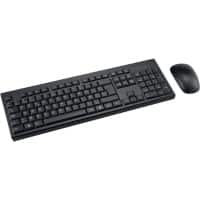 Clavier et souris Kensington EQ Sans fil AZERTY Noir KM150 2 unités