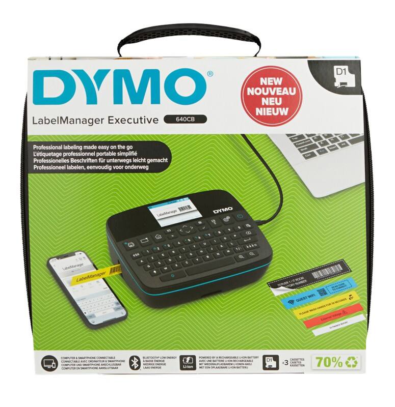 DYMO LabelManager Executive 640 CB Labelprinterset Thermisch AZERTY Zwart