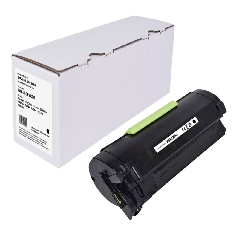 Toner Compatible Lexmark 60F2X00 Noir