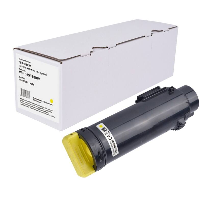 Toner Compatible Dell 593-BBRW Jaune