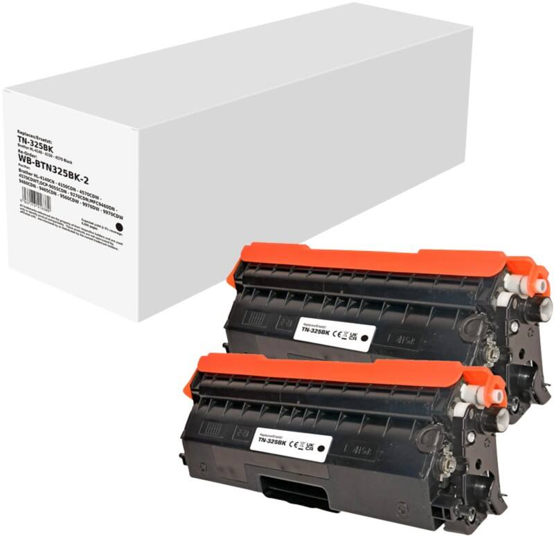 Toner TN-325BK Compatible Brother Noir
