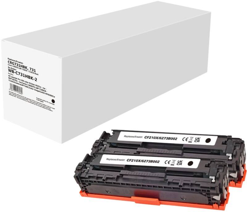 Toner 731HBK Compatible Canon Noir