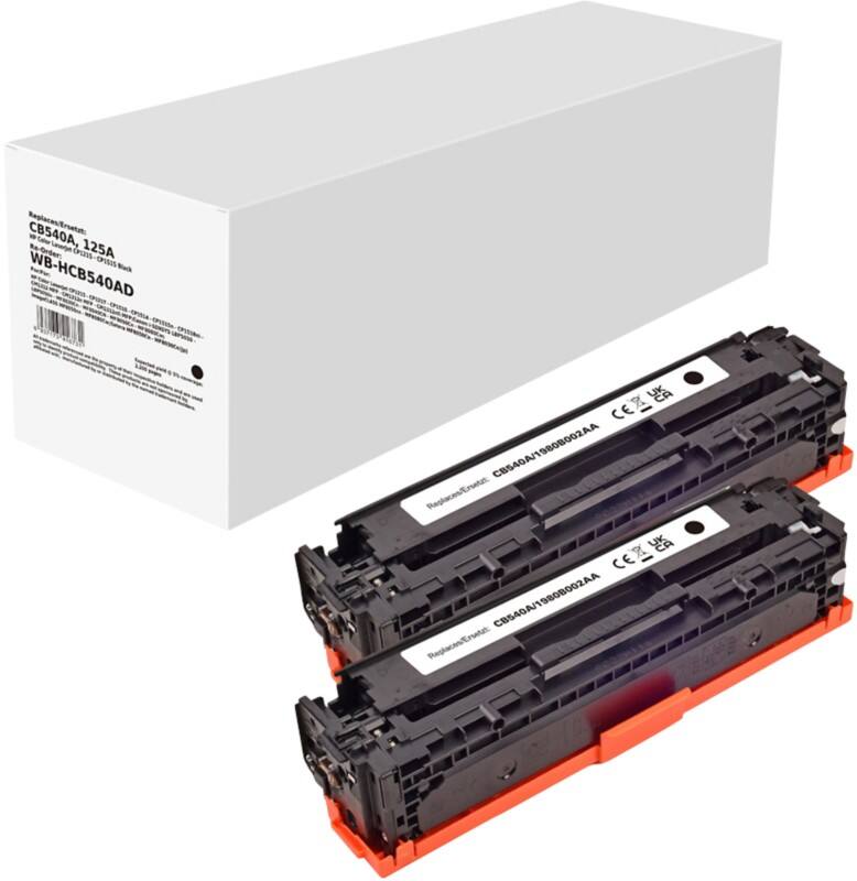 Toner CB540AD Compatible HP Noir