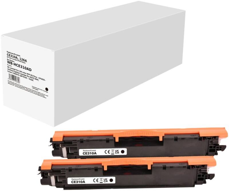Toner CE310AD Compatible HP Noir
