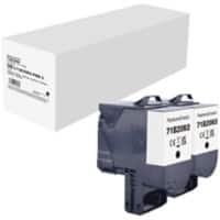 Compatibel Lexmark Tonercartridge Zwart