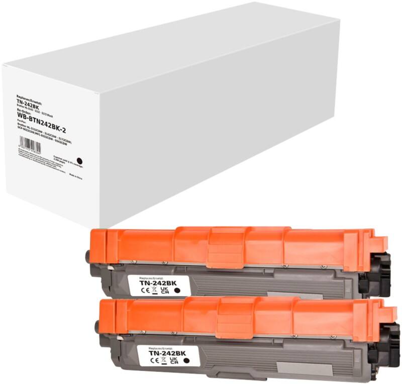 TN-242BK Compatibel Brother Tonercartridge Zwart