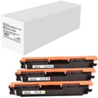 Toner CE311A/CE312A/CE313A Compatible HP Cyan, Magenta, Jaune 3 Unités