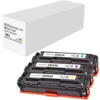 Toner CF371AM Compatible HP Cyan, Magenta, Jaune 3 Unités