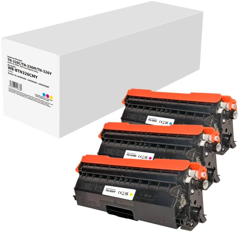 Toner Compatible Brother Cyan, Magenta, Jaune 3 Unités