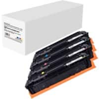 CF410X/CF411X/CF412X/CF413X Compatibel HP Tonercartridge Zwart, cyaan, magenta, geel 4 stuks