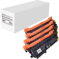 Toner CE400X/CE401A/CE402A/CE403A Compatible HP Noir, Cyan, Magenta, Jaune 4 Unités