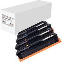 CF400X/CF401X/CF402X/CF403X Compatibel HP Tonercartridge Zwart, cyaan, magenta, geel 4 stuks