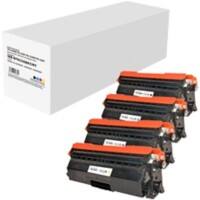 Compatibel Brother Tonercartridge Zwart, cyaan, magenta, geel 4 stuks