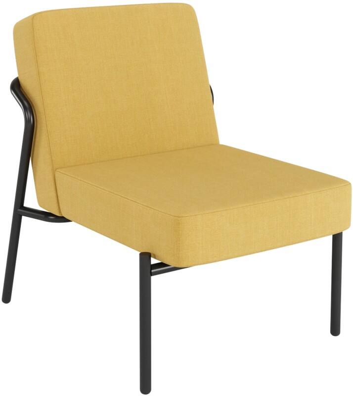Fauteuil Medso Jaune 580 x 743 x 736 mm