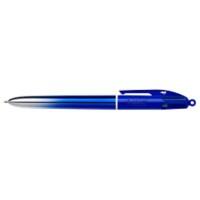 Stylo-bille BIC 4 couleurs Bleu, noir, rouge, vert 0,32 mm Moyen Bille Rechargeable