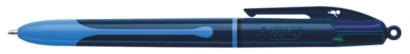 Stylo-bille BIC 4 couleurs Bleu, noir, rouge, vert 0,32 mm Moyen Bille Rechargeable