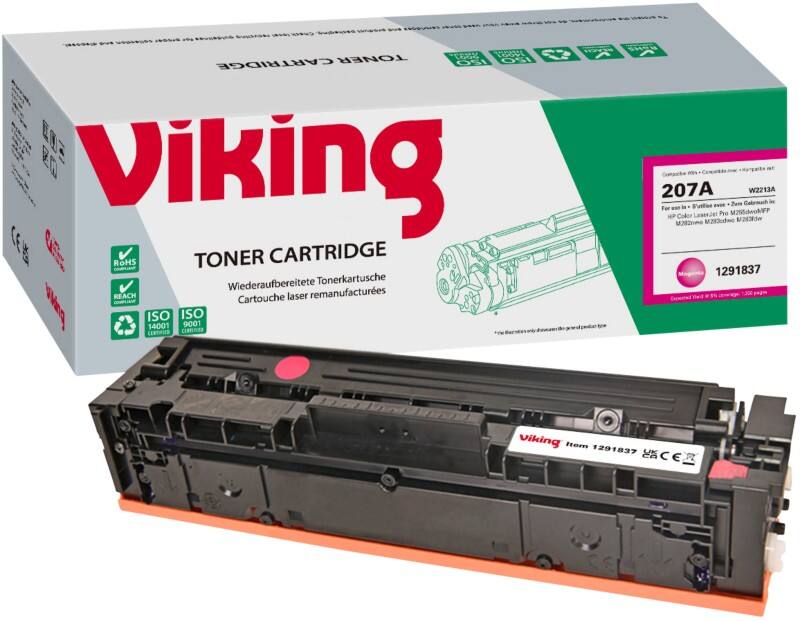 Viking 207A Compatibel HP Tonercartridge W2213A Magenta
