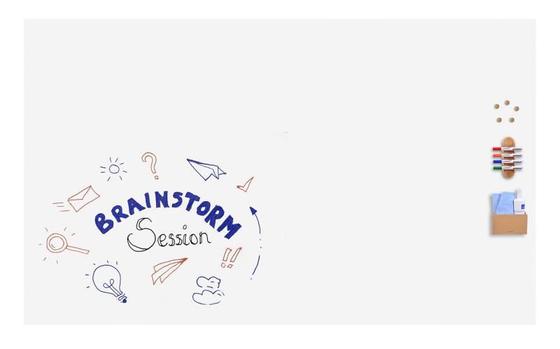 Tableau blanc Legamaster WALL-UP Magnétique Émail 200 (L) x 119,5 (H) cm