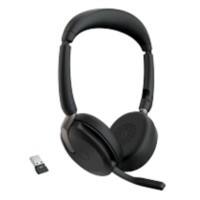 Jabra Evolve2 65 Flex UC Bedraad / Draadloos Headset Over het hoofd Bluetooth Met Bluetooth Met microfoon Stereo Zwart