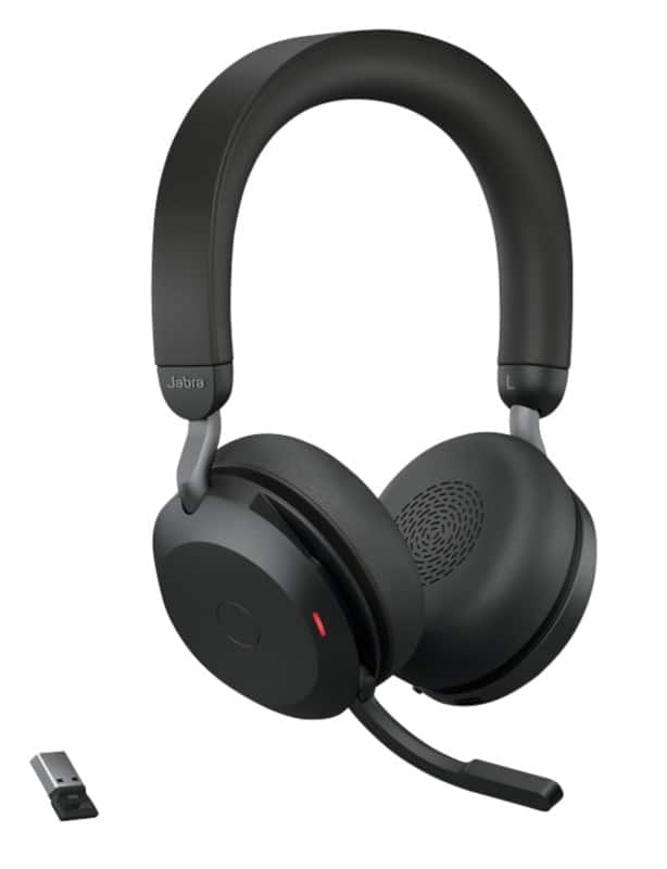 Jabra Evolve2 75 UC Bedraad / Draadloos Headset Over het hoofd Bluetooth Met Bluetooth Met microfoon Stereo Zwart