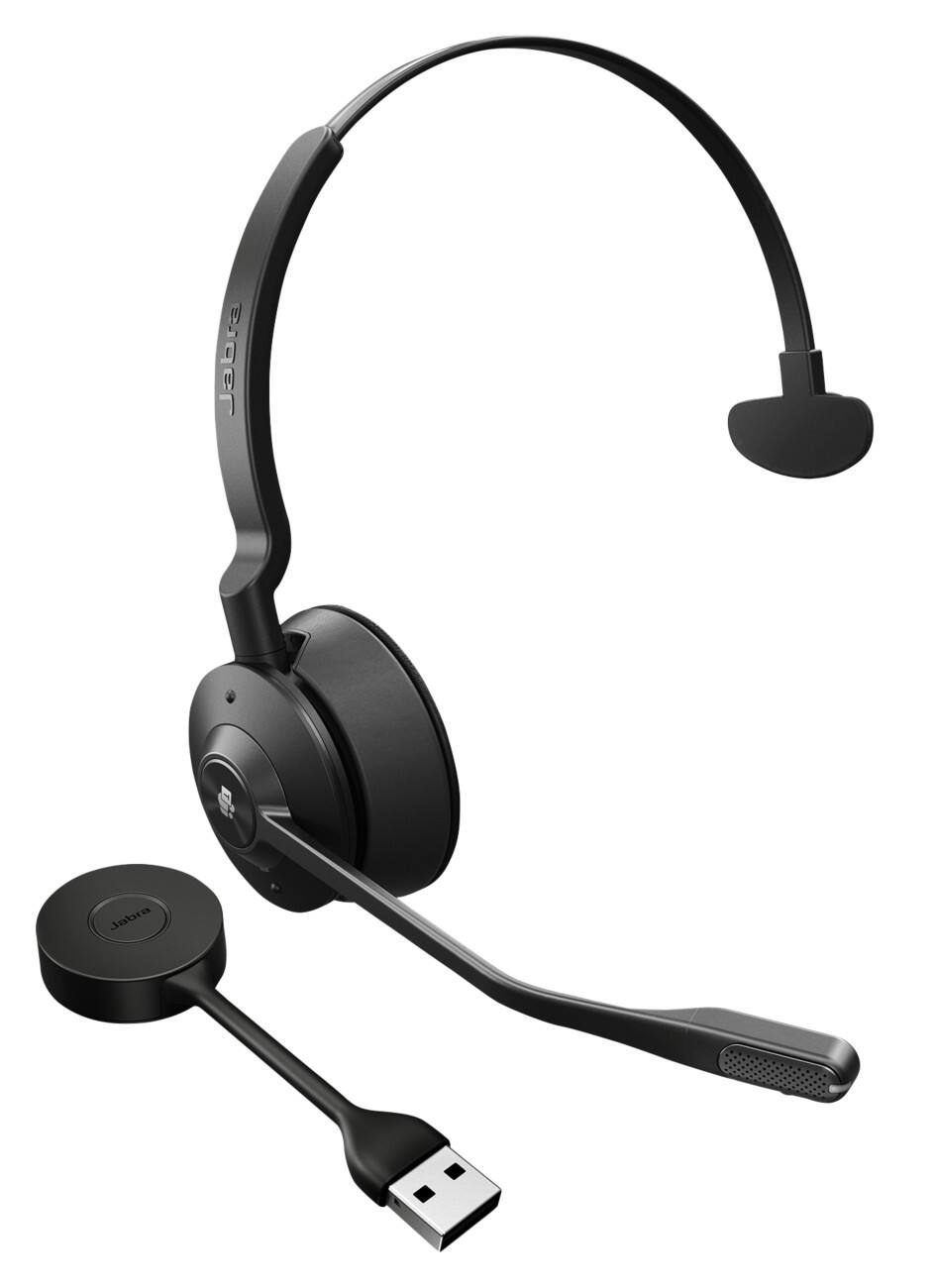 Jabra Engage 5 Bedraad / Draadloos Mono Headset Over het hoofd Bluetooth Zwart