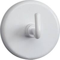 Crochet aimanté Maul Hook Rond Blanc 6 kg Capacité de charge 36 mm 5 Unités