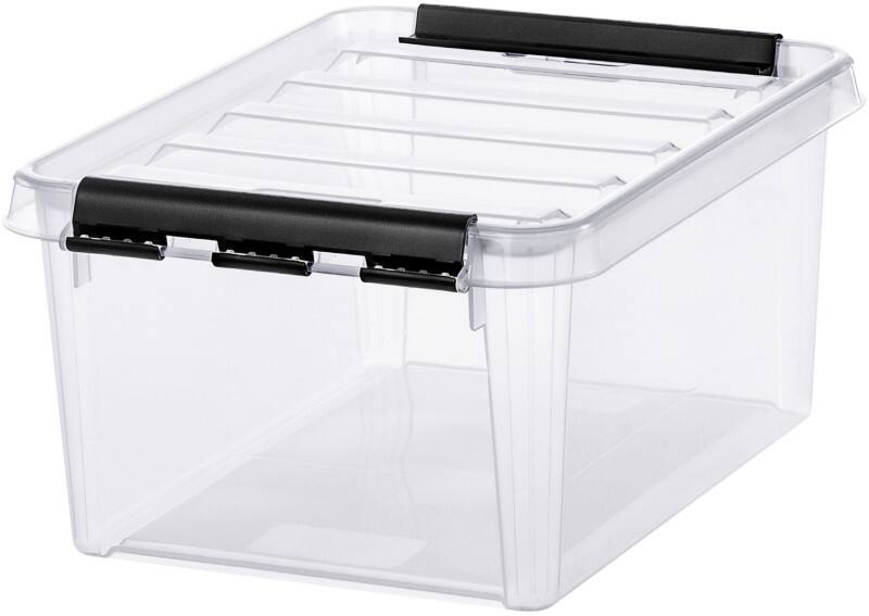 SmartStore Classic Kunststof Opbergdoos 8 l Met deksel Transparant 25 x 34 x 16 cm