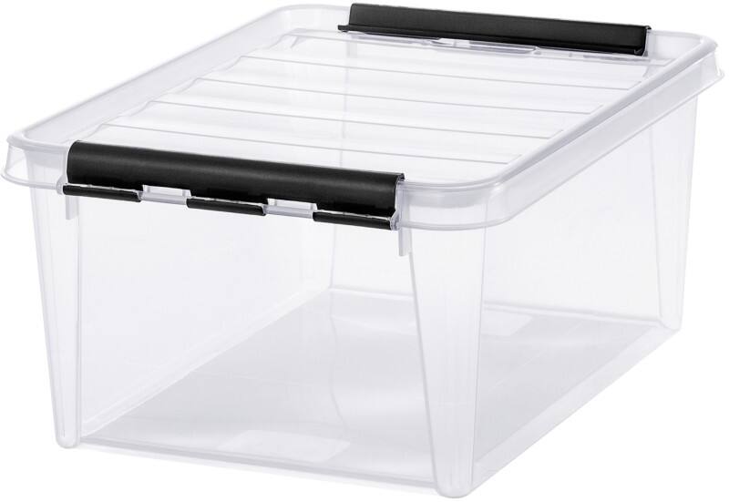 SmartStore Classic Kunststof Opbergdoos 14 l Met deksel Transparant 30 x 40 x 18 cm