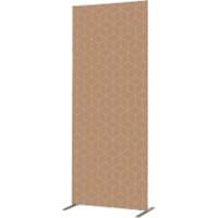 Cloison de séparation SHOWDOWN Deco Aluminium Beige 870 x 450 x 2020 mm