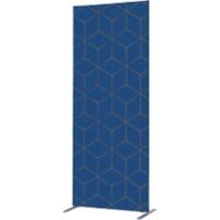 SHOWDOWN Deco Scheidingswand Aluminium Blauw 870 x 450 x 2.020 mm