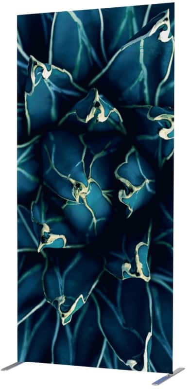 Cloison de séparation SHOWDOWN Deco Aluminium Bleu 1020 x 450 x 2020 mm