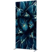 Cloison de séparation SHOWDOWN Deco Aluminium Bleu 1020 x 450 x 2020 mm