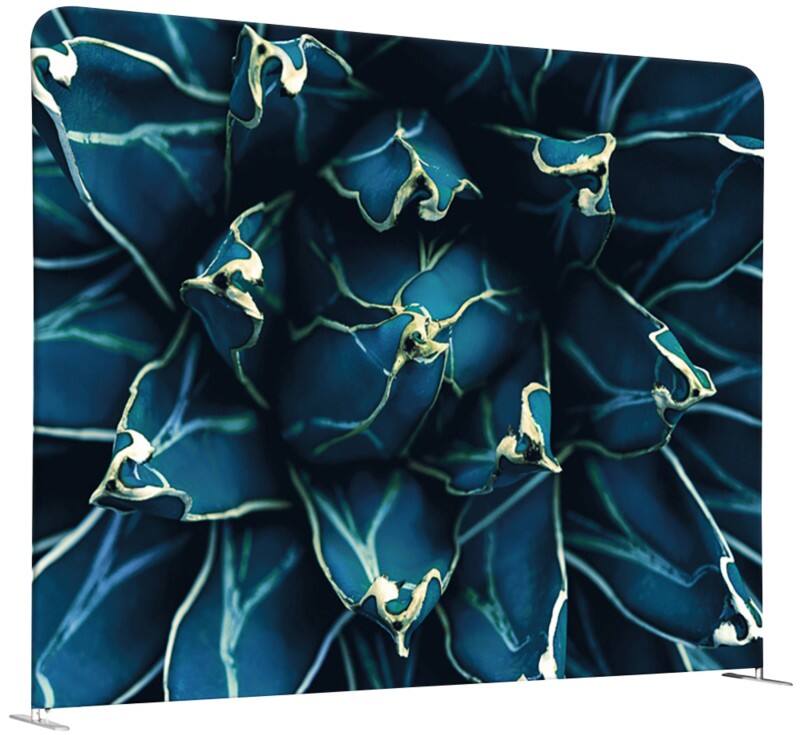 Cloison de séparation SHOWDOWN EU Aluminium Bleu 1500 x 450 x 1500 mm