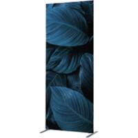 Cloison de séparation SHOWDOWN Deco Aluminium Noir 870 x 450 x 2020 mm