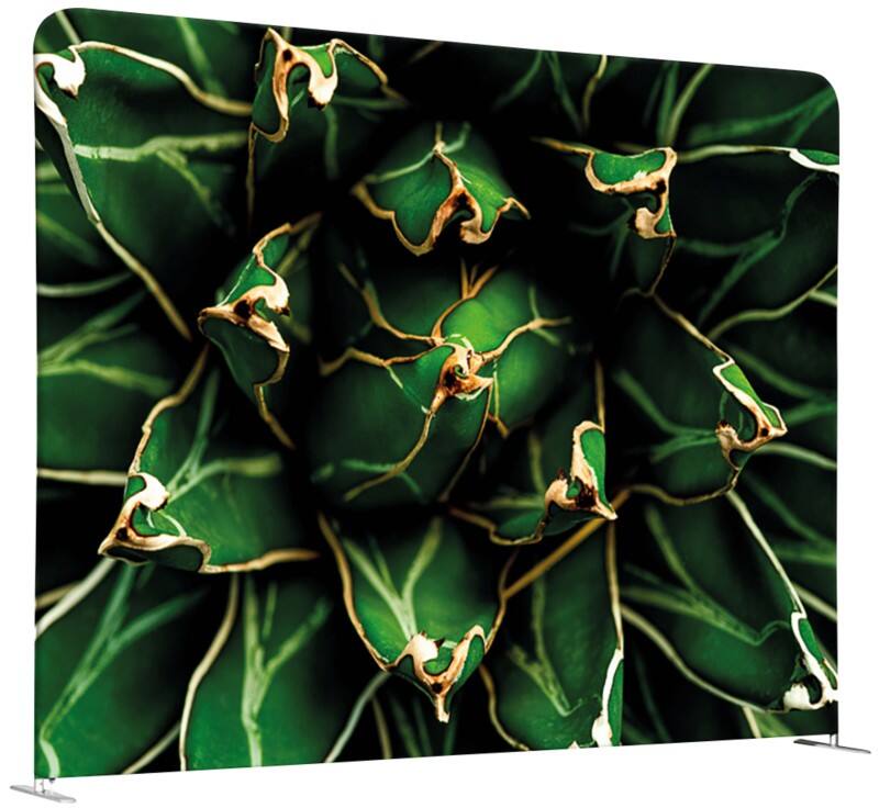 SHOWDOWN EU Scheidingswand Aluminium Groen 1.984 x 450 x 1.502 mm