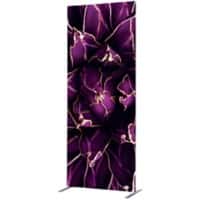 Cloison de séparation SHOWDOWN Deco Aluminium Violet 870 x 450 x 2020 mm