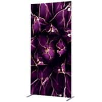 Cloison de séparation SHOWDOWN Deco Aluminium Violet 1020 x 450 x 2020 mm