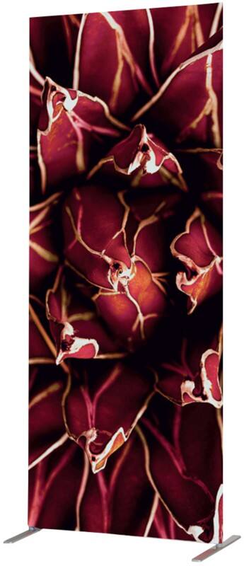 Cloison de séparation SHOWDOWN Deco Aluminium Rouge 870 x 450 x 2020 mm