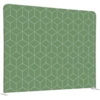 Cloison de séparation SHOWDOWN EU Aluminium Vert 1500 x 1500 x 450 mm