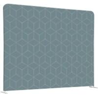 SHOWDOWN EU Scheidingswand Aluminium Grijs 1,500 x 1,500 x 450 mm