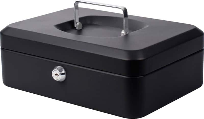 Caisse Pavo Serrure à clé 250 x 180 x 90 mm Noir