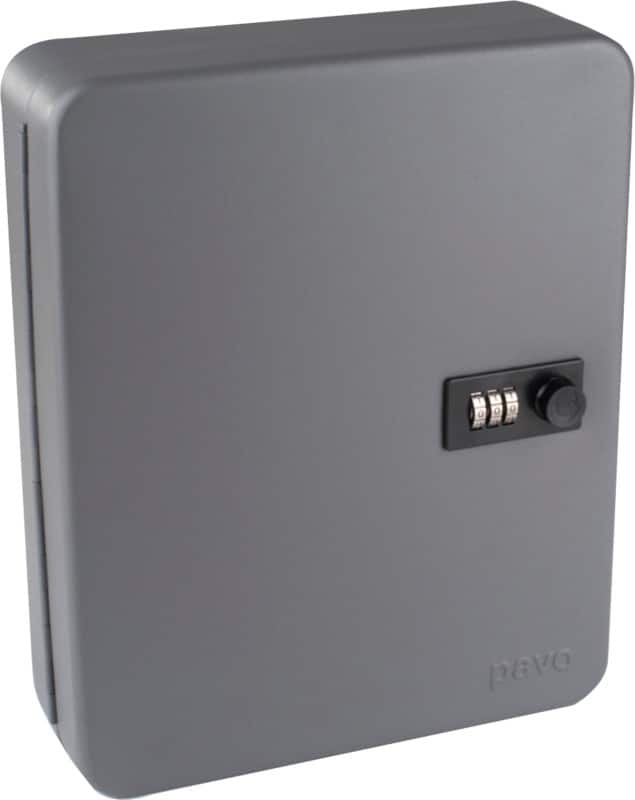 Armoire à clés Pavo 36 crochets Serrure à combinaison 8041923 Gris foncé