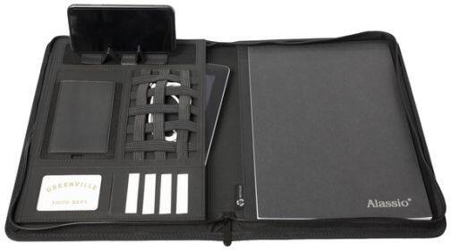 Alassio PALAU Conferentiemap 26,5 x 4 x 33,5 cm PET (Polyetheentereftalaat) Antraciet