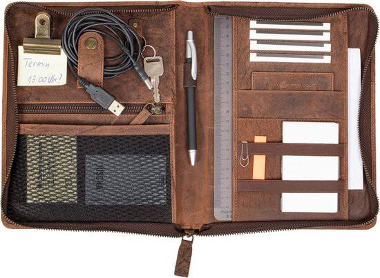 Conférencier PRIDE AND SOUL WICK 19 x 3,5 x 24 cm Cuir Brun